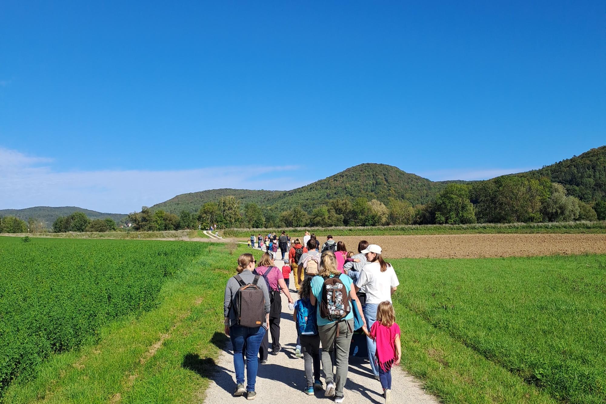 Familienwanderung